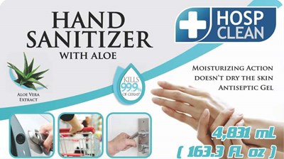4831 mL Ndc: 79868-300-01 (Pdp Hosp Clean Hand Sanitizer With Aloe 4831ml)